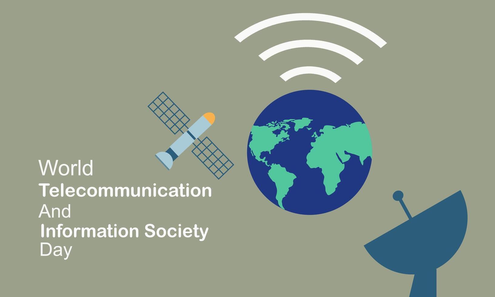 World Telecommunication and Information Society Day vector