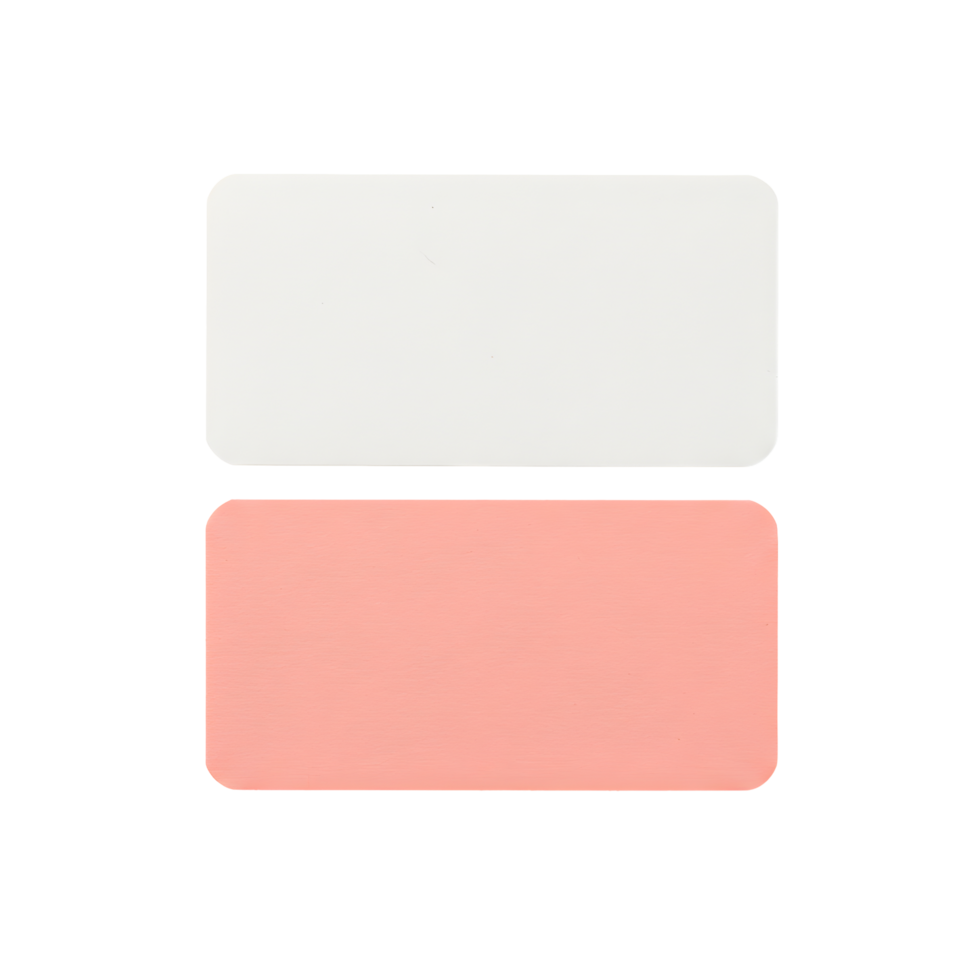Two Pastel Rectangles on Transparent Background png