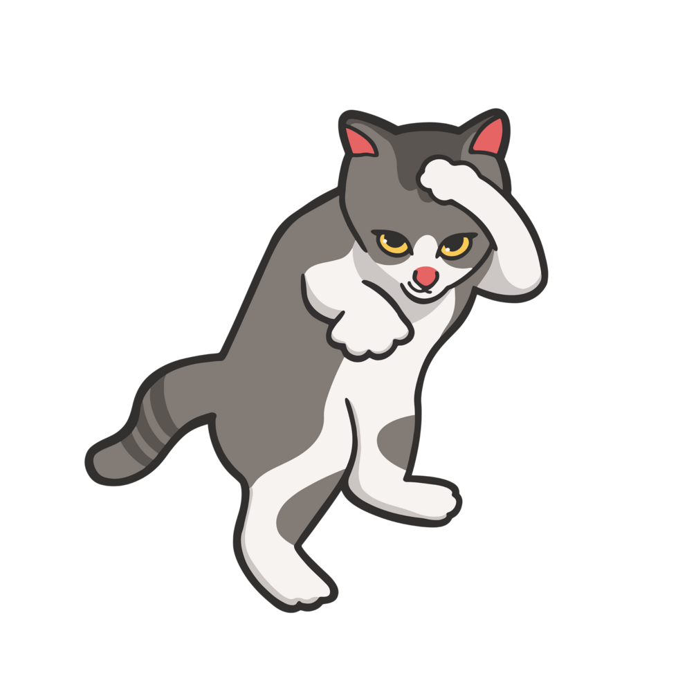 I'm Cool Cat Meme Sticker T-shirt Transparent Cute Illustration png