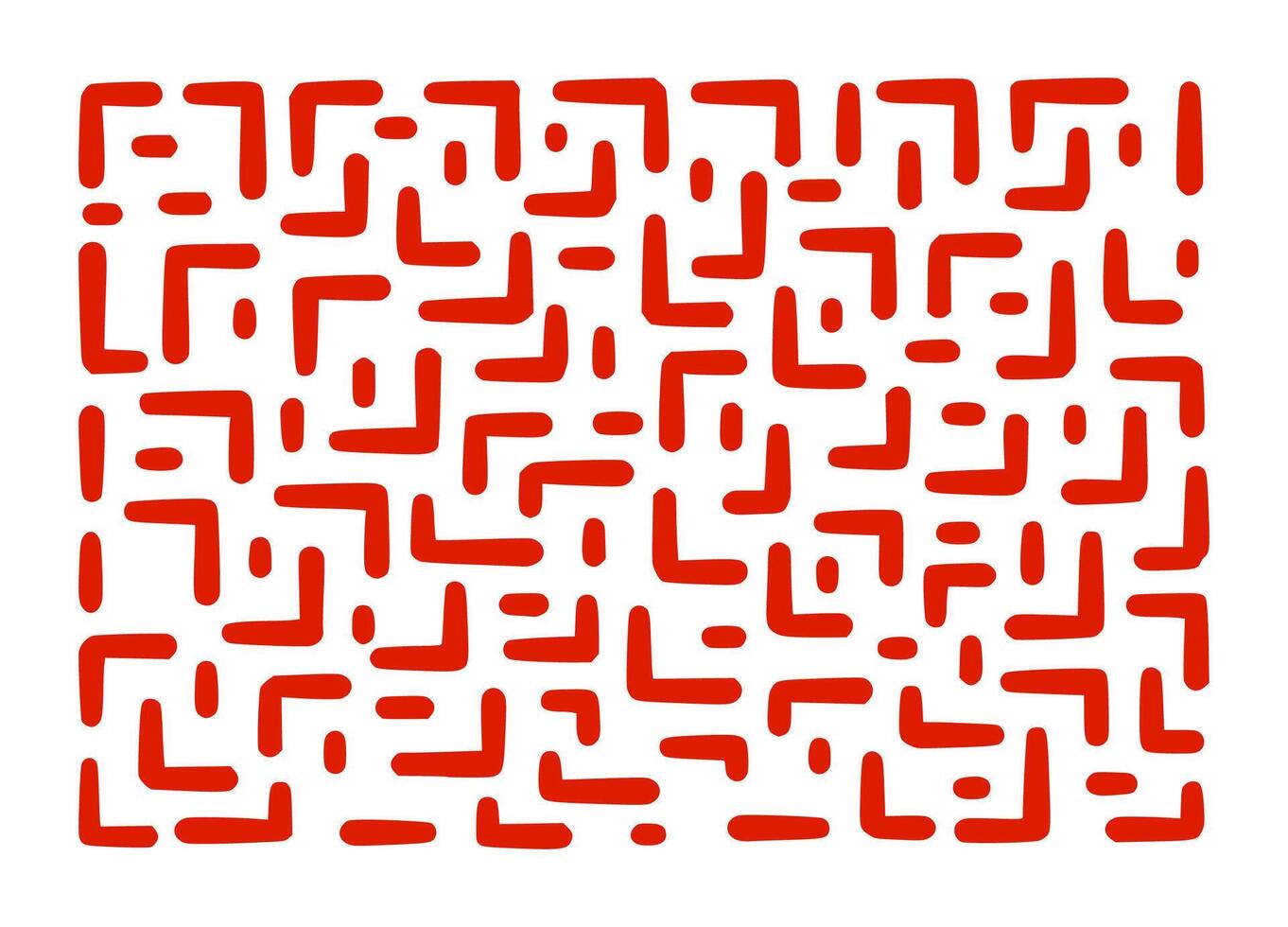 Hand drawn corner elements, rectangular frames by marker, text corners, quote frame, geometric pattern. Red Crayon marker lines, underlines, frames, grunge texture, doodle sketch illustration vector