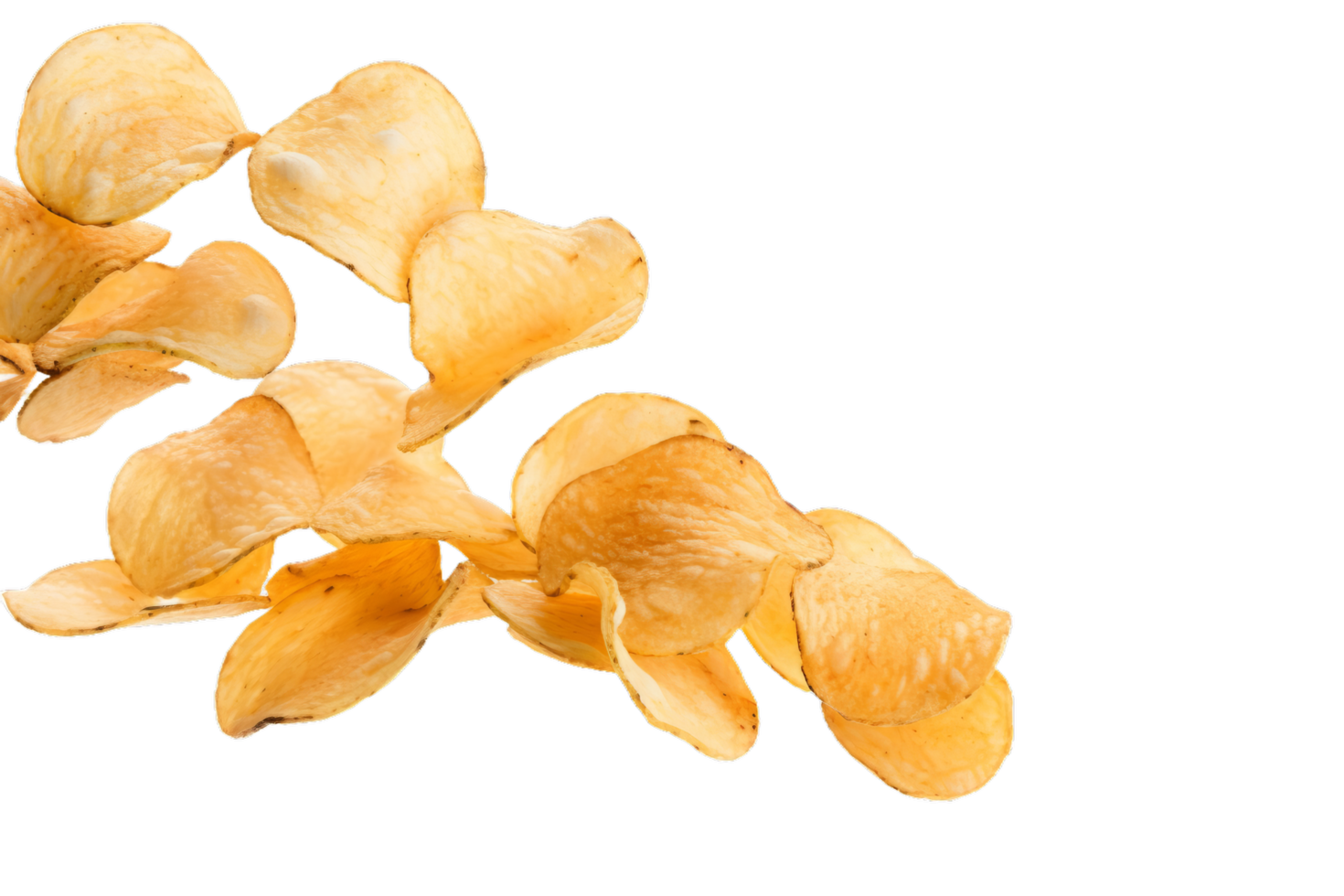 falling potato chips png