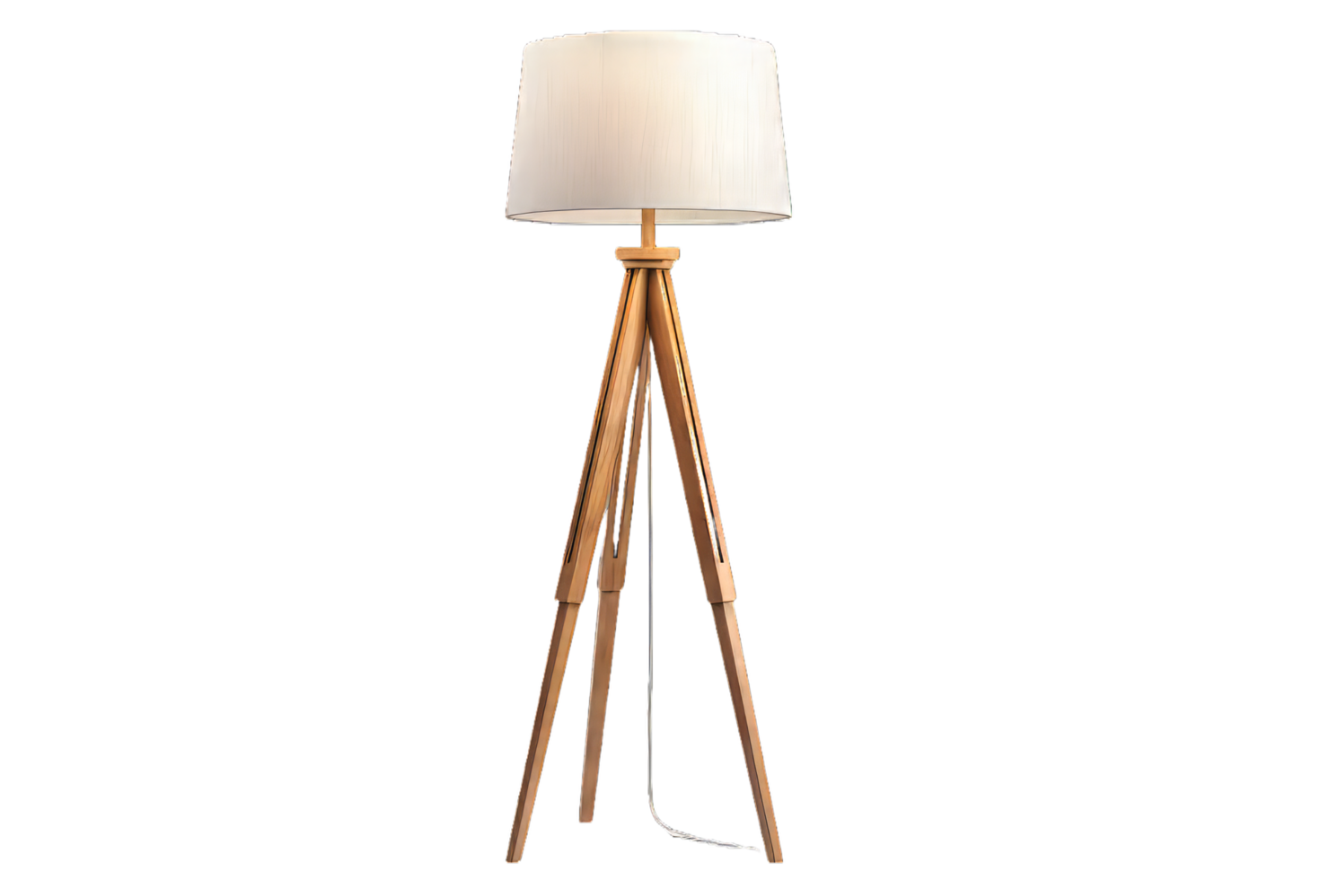 Modern floor lamp tripod png