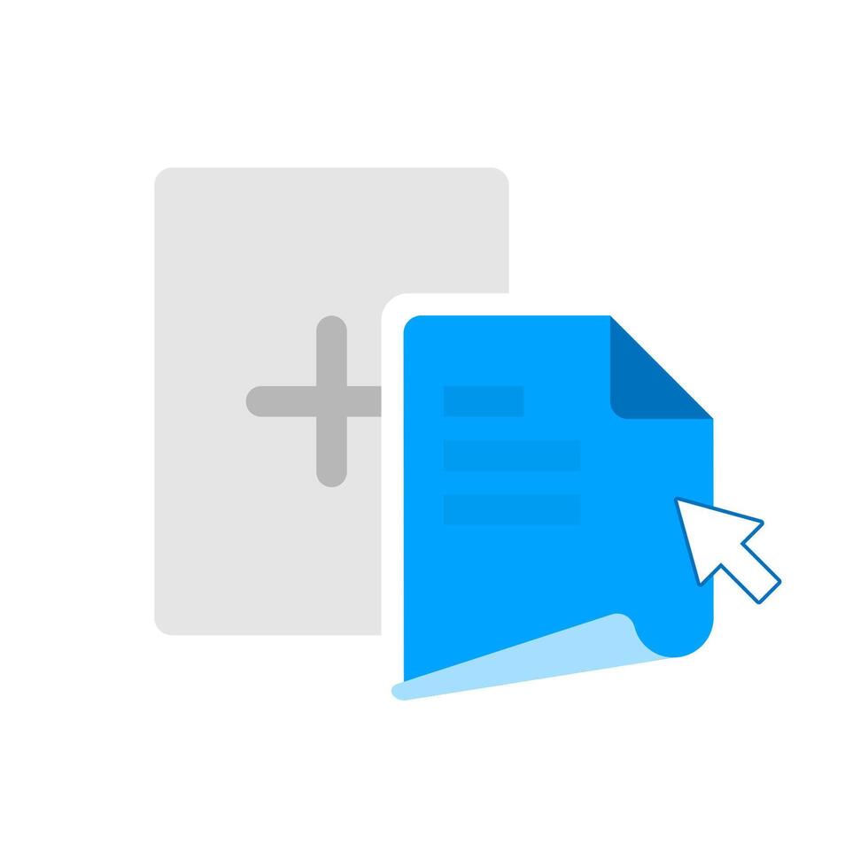 Drag and drop file upload flat illustration. document with plus icon placed over empty box. Perfect for UI UX design, websites, mobile apps, and cloud storage concepts vector