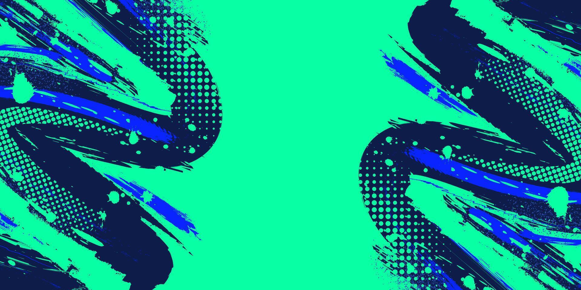 Grunge Sports Background with Halftone Effect. Suitable for Banner and Poster Design Elements vector