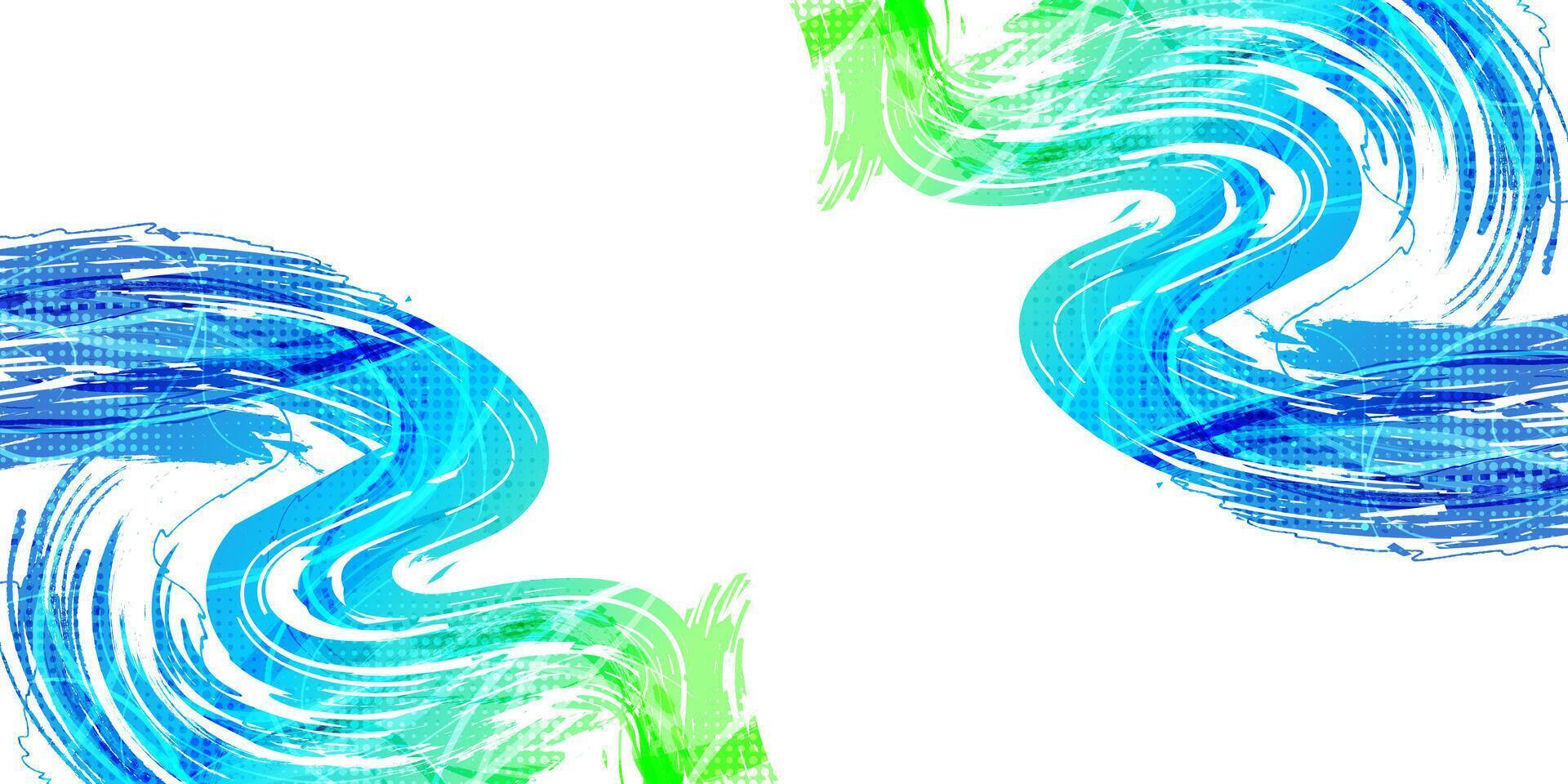 Abstract Brush Background with Sports Style and Halftone Effect vector