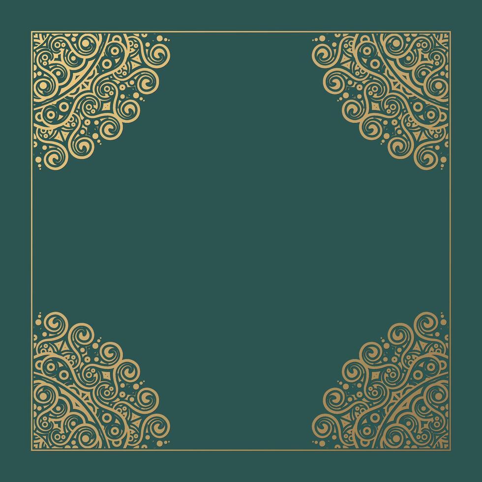 Luxury frame design background vector