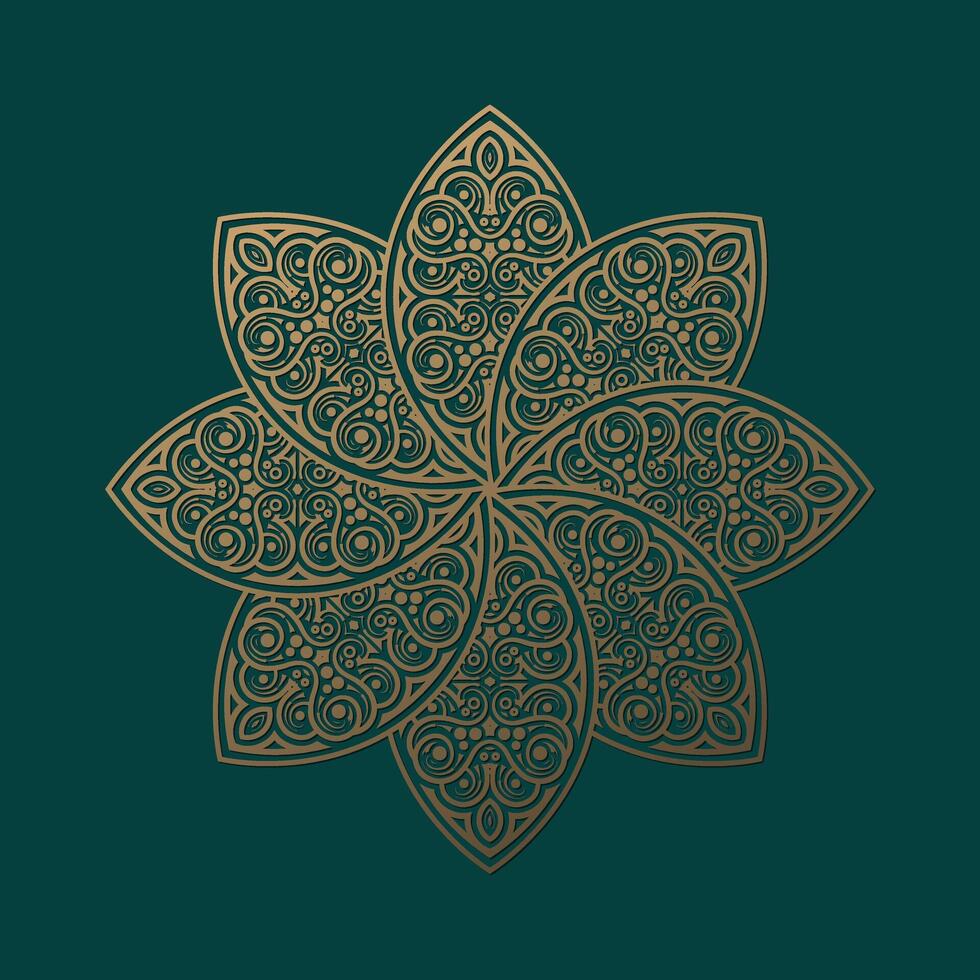 Luxury Mandala background design vector