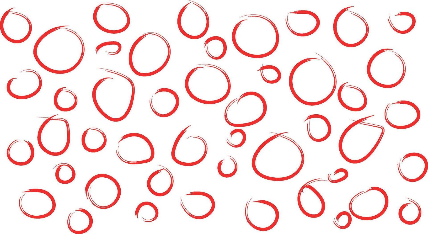 Chalk pencil ellipse frames, round shapes in sketch style. Hand drawn illustration isolated on white background, vector