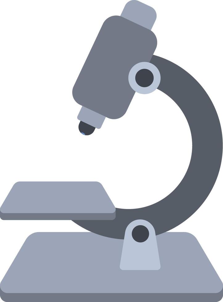 Flat Microscope Icon vector