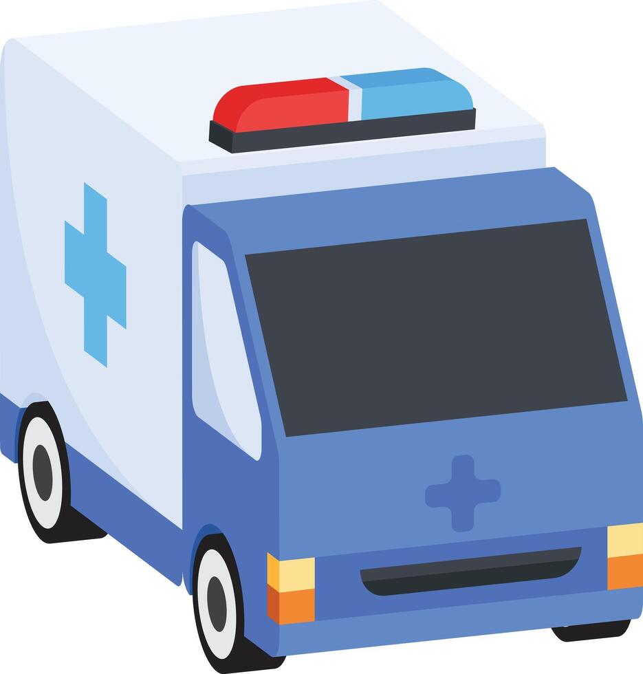 Vibrant Ambulance Icon vector