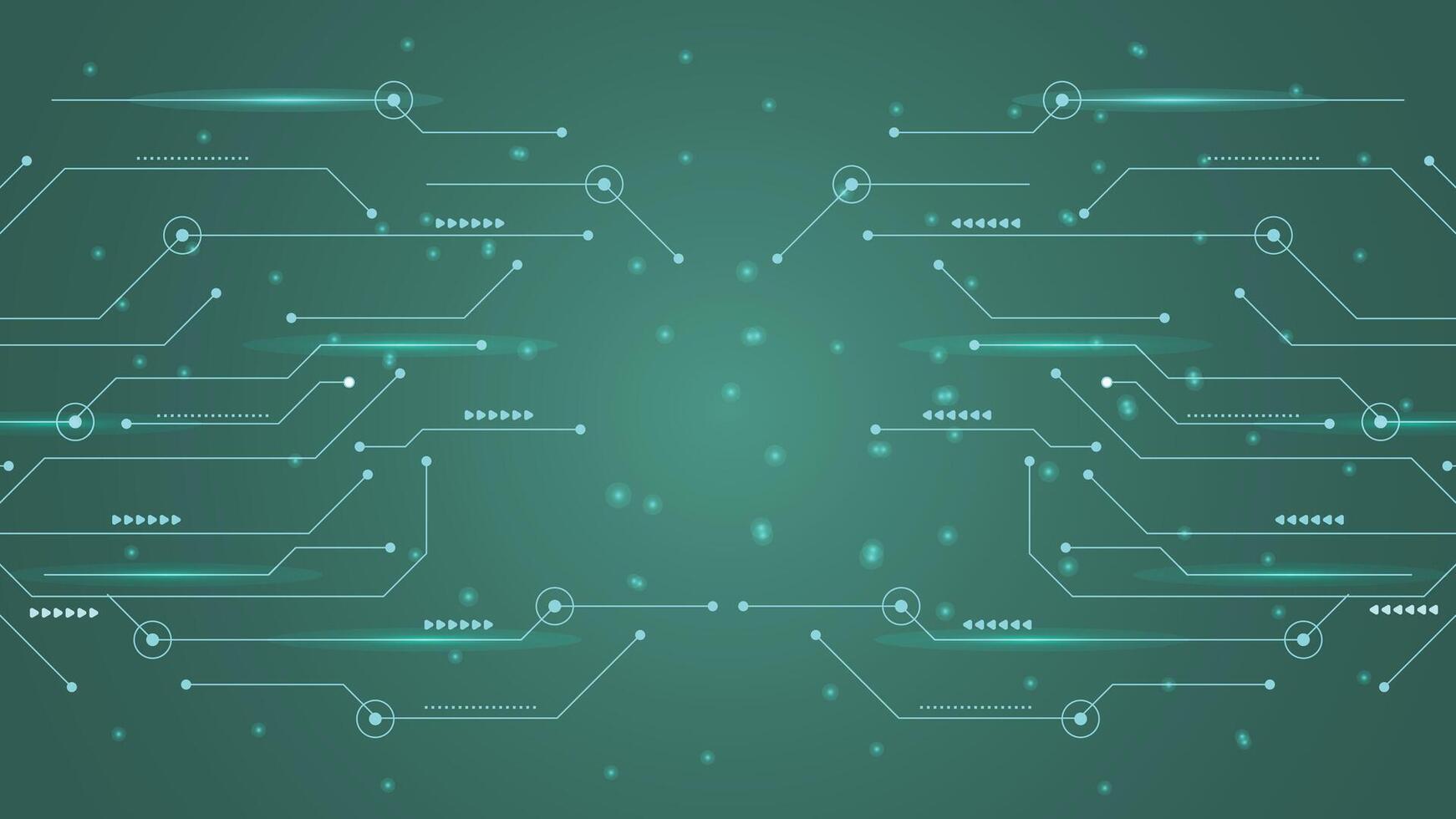 Modern digital background featuring circuit style lines and glowing points perfect for tech themes and innovation based digital media projects and futuristic presentations vector