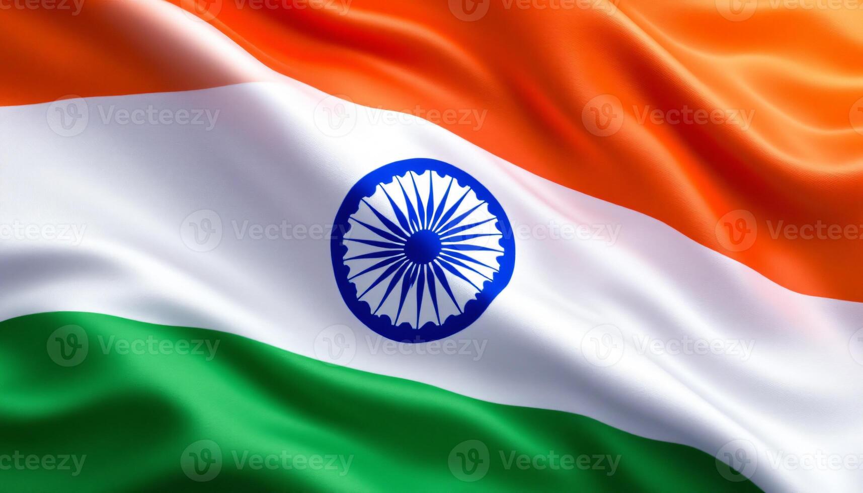 Vibrant Indian Flag A Symbol of Unity and Pride photo