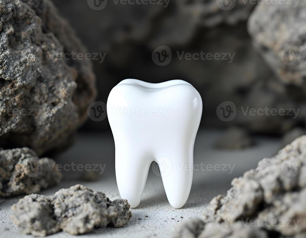Dental Health A Symbolic Representation of Tooth Strength and Protection against Decay photo