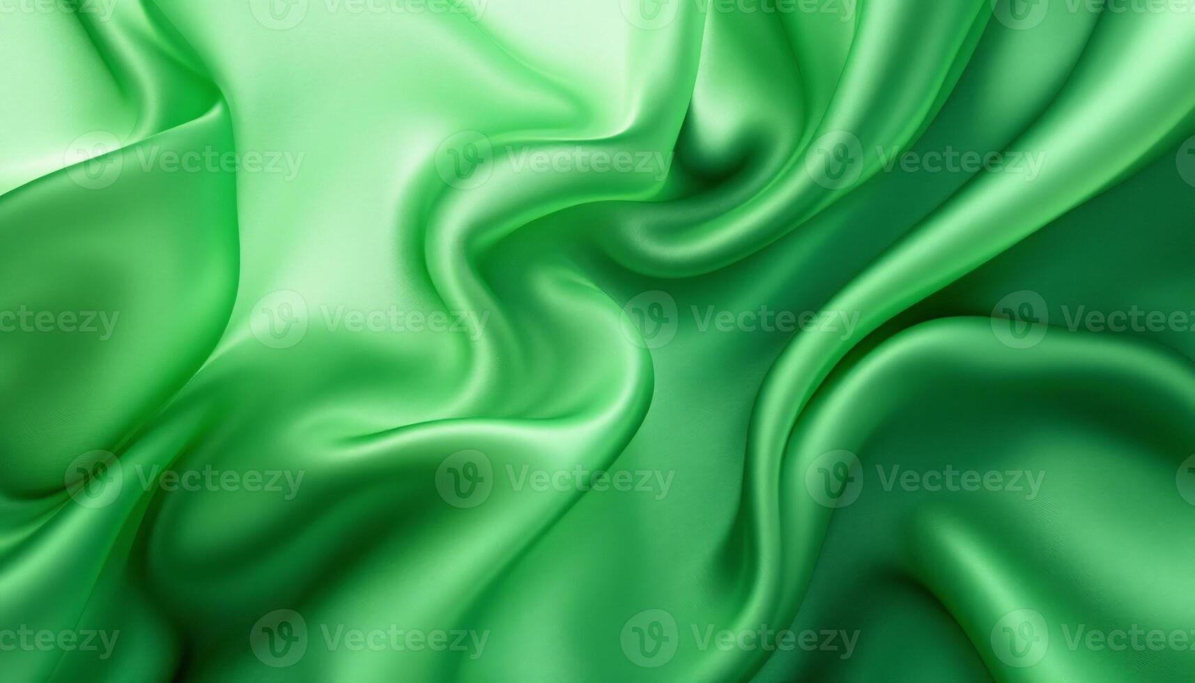 Emerald Green Silk Fabric Texture A Luxurious and Smooth Background photo