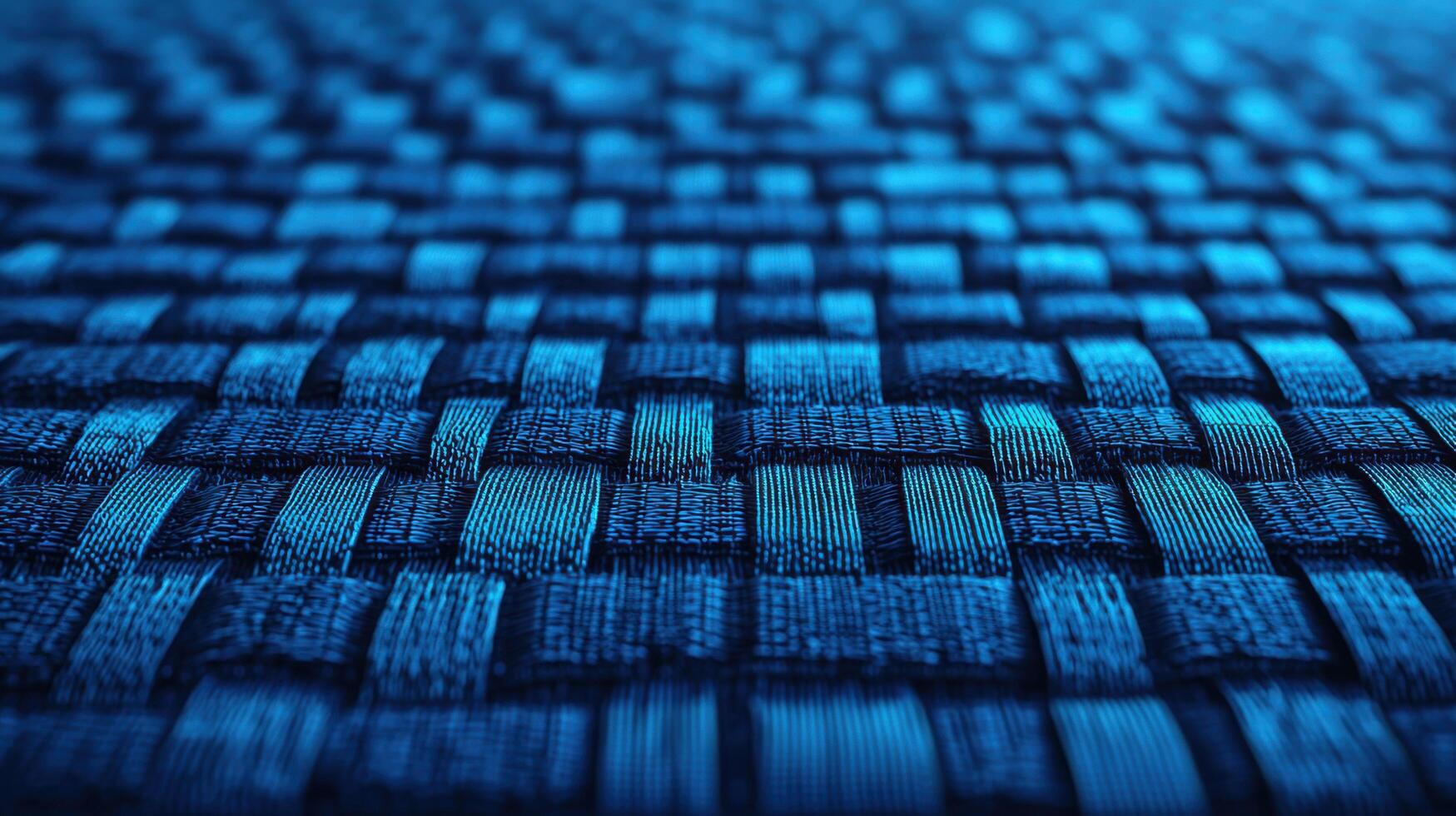 Intricate Blue Weave Pattern - Detailed Close-up Texture photo
