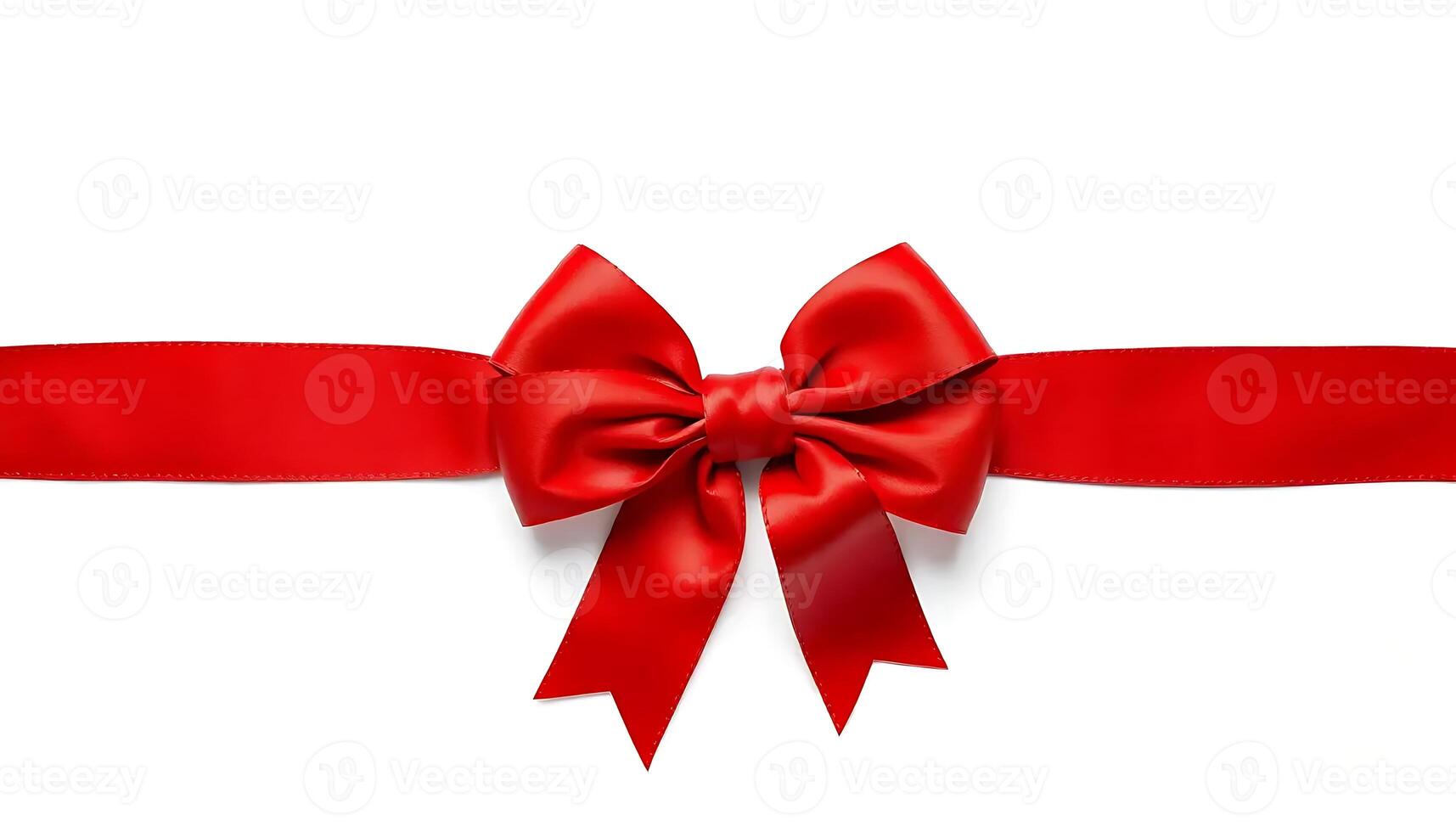 A Classic Red Ribbon Bow Elegance and Simplicity photo