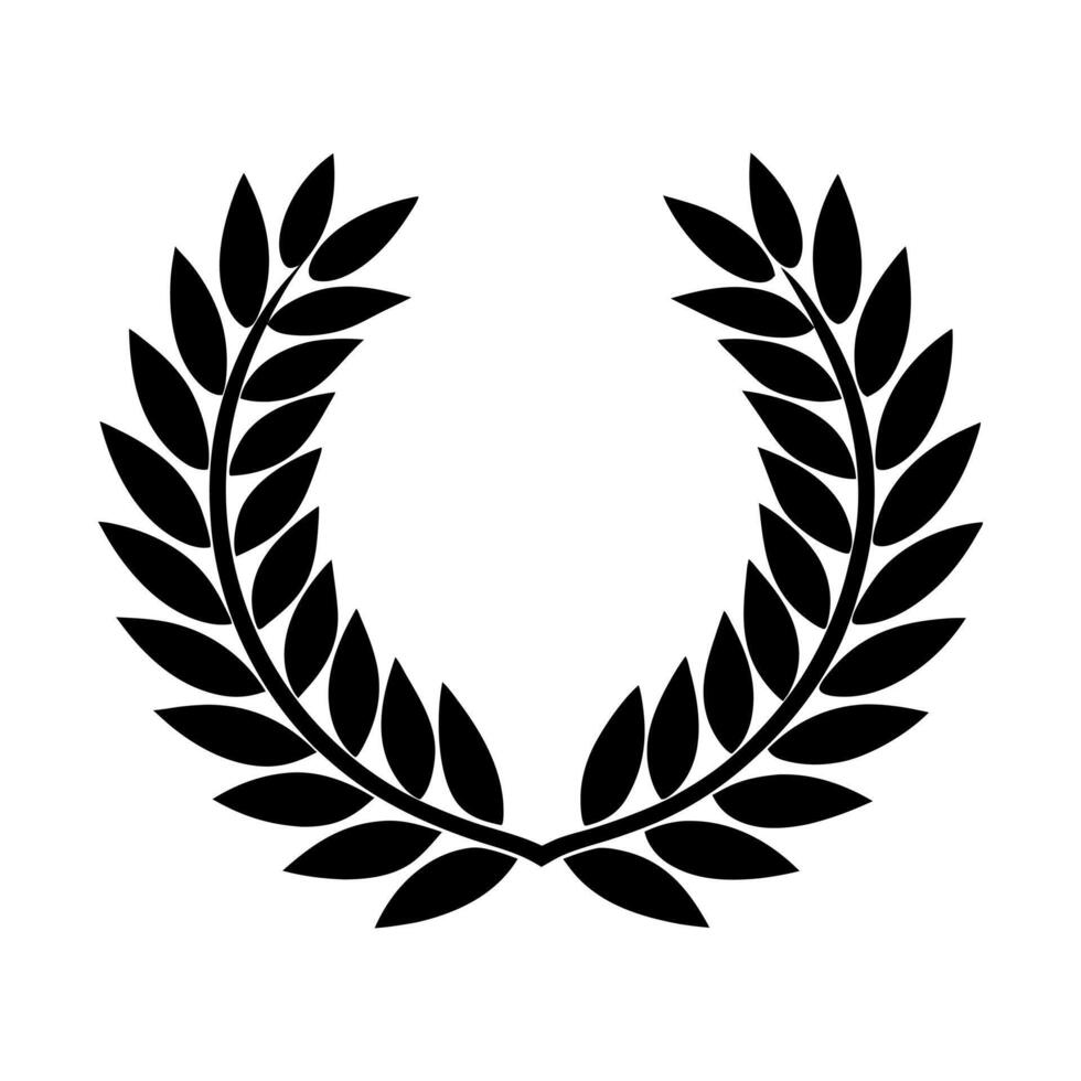 Award Laurel Symbol Collection Art vector