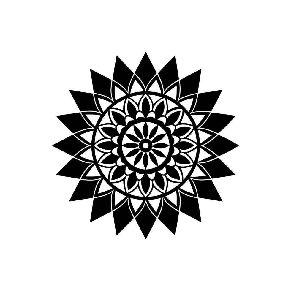 Abstract Mandala Pattern Illustration vector