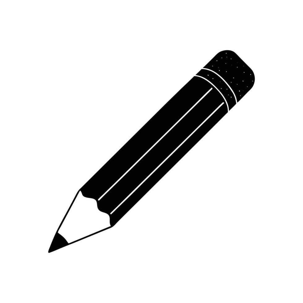 Bright Yellow Pencil Sharpened to a Fine Point vector