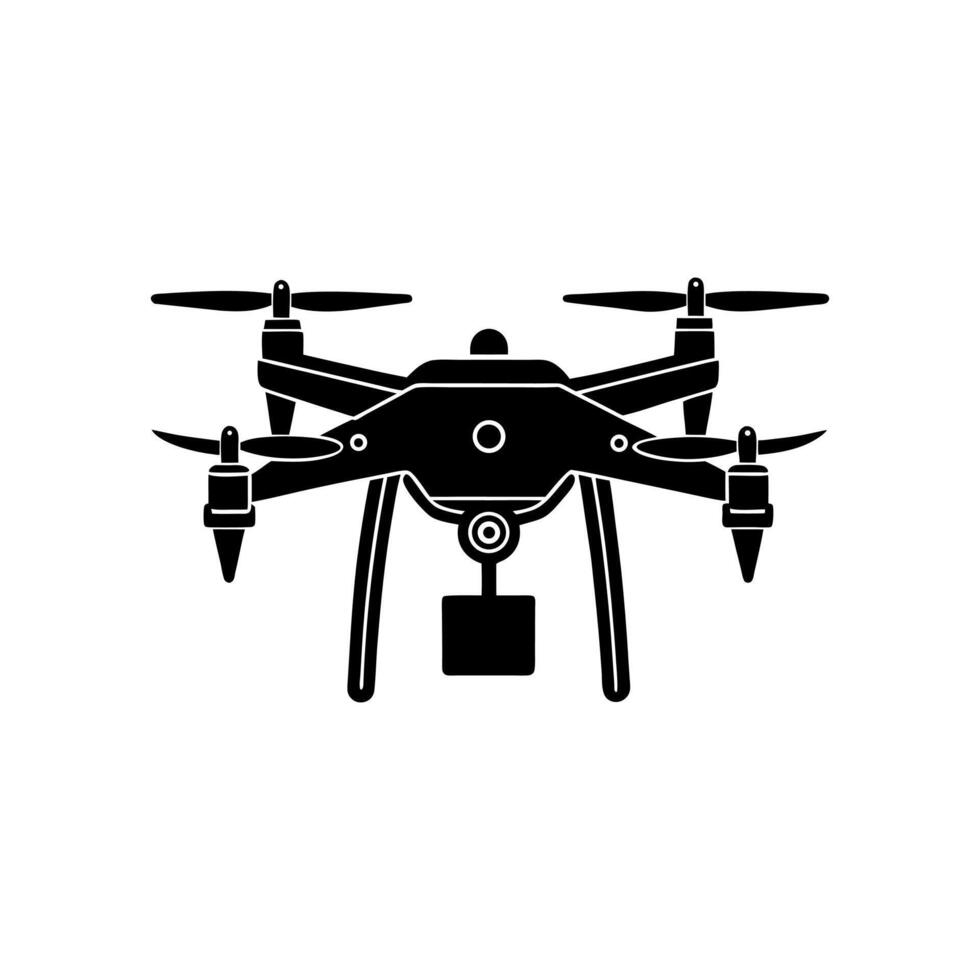 Modern Drone Flying Technology logo vector