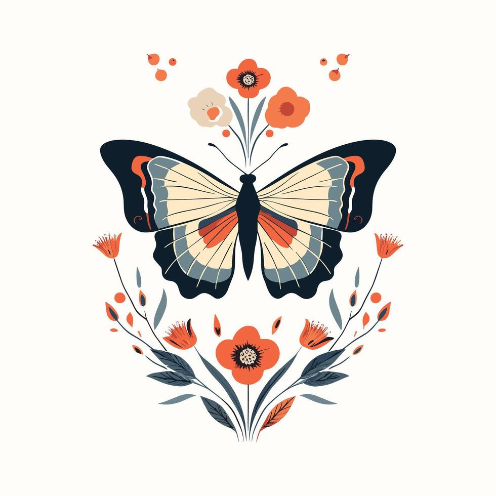 Butterfly illustration illustration vector