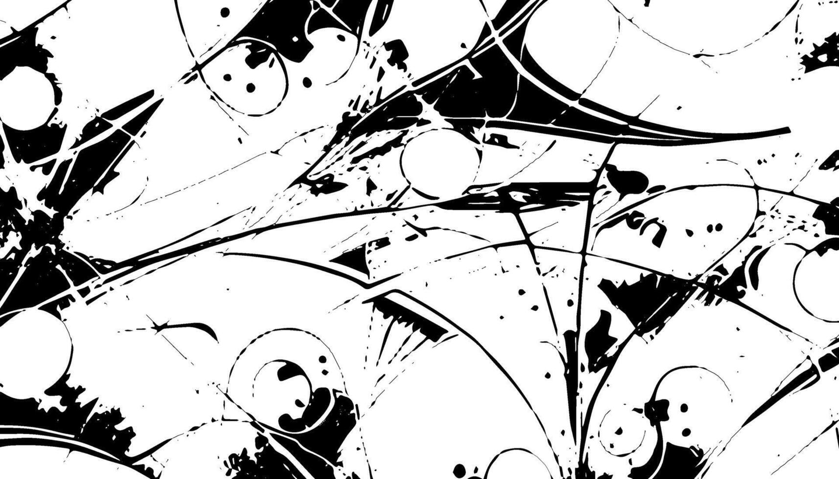 black and white abstract ,background with many different shapes vector