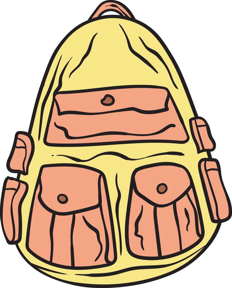 Backpack Illustration Design vector