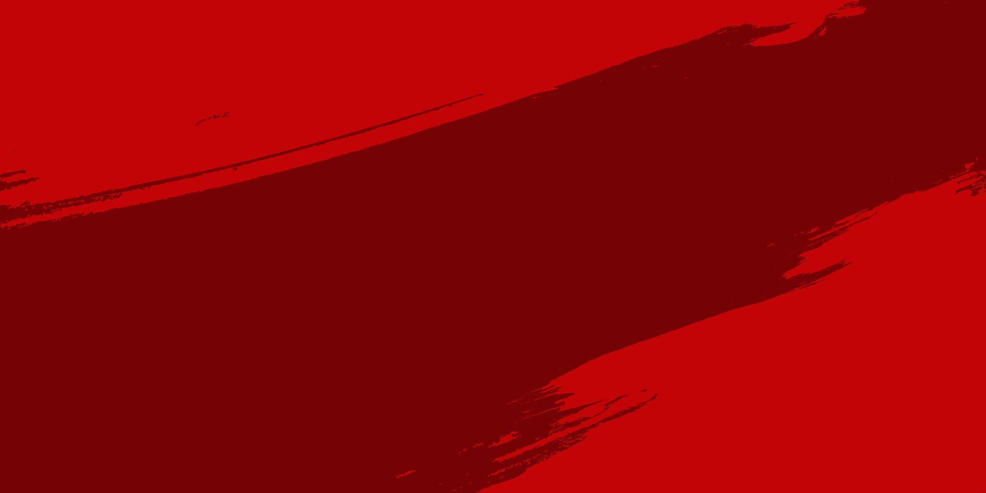 Dynamic Red Abstract Brush Art with Halftone Pattern vector