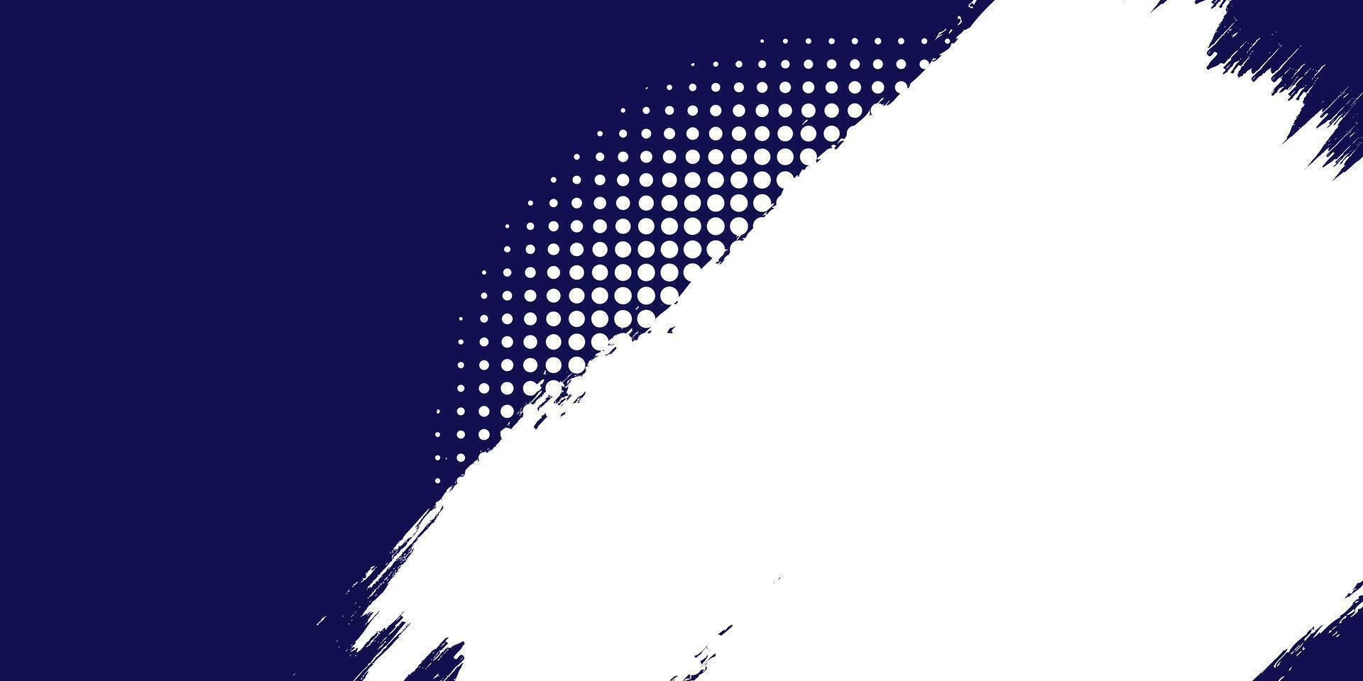 Creative Abstract Grunge Background in Blue and White for Sports Themes with Brush and Halftone Details vector