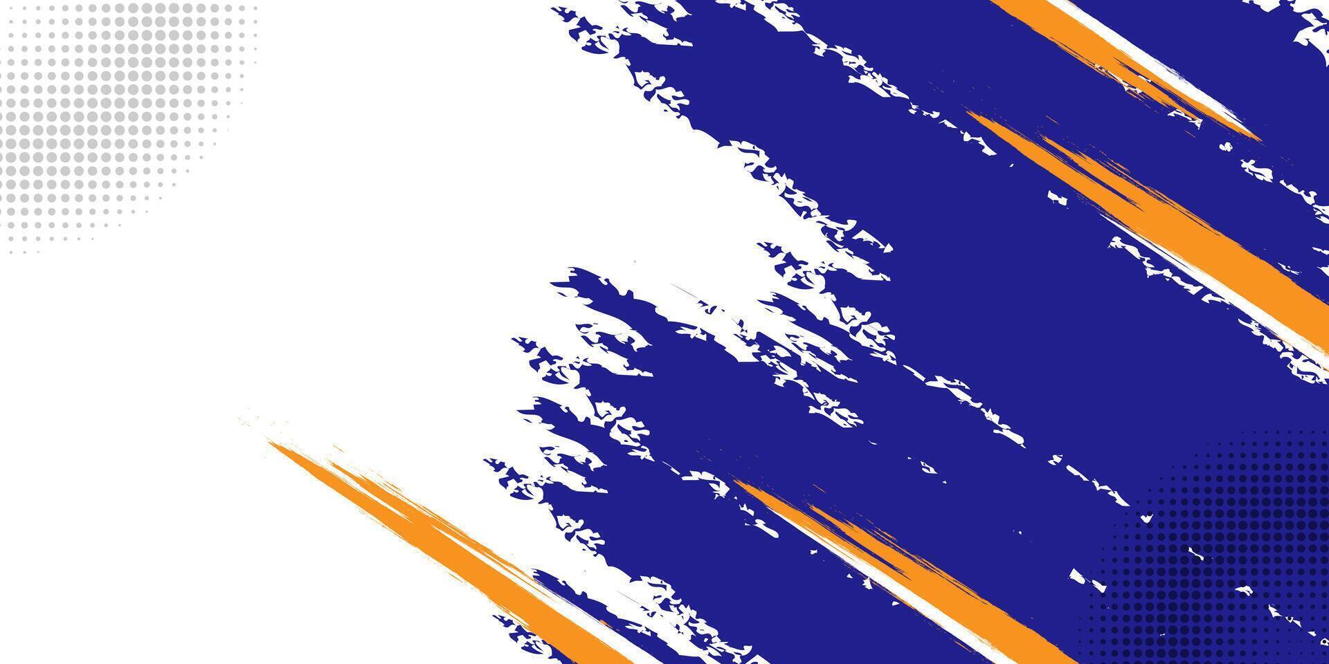 Dynamic Abstract Texture in Blue and White with Grunge Look, Halftone Overlay, and Brush Strokes vector