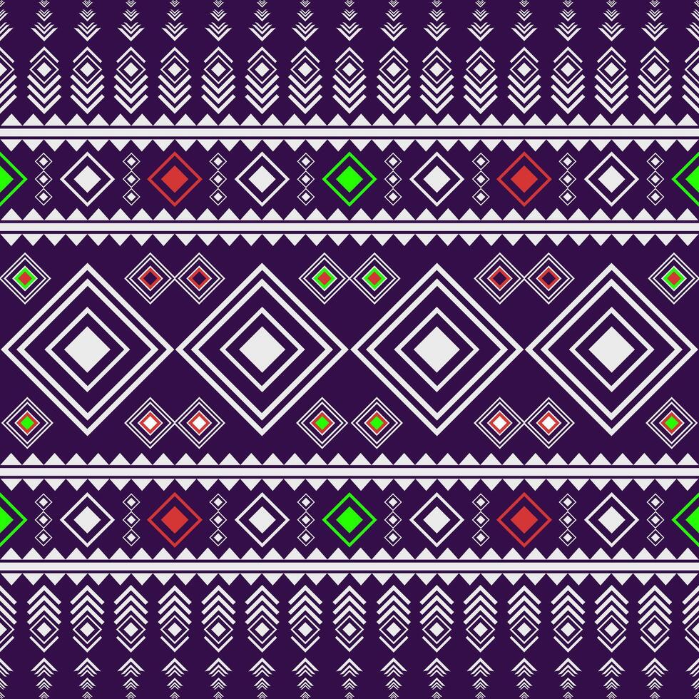 Aztec ethnic pattern traditional in tribal. vector