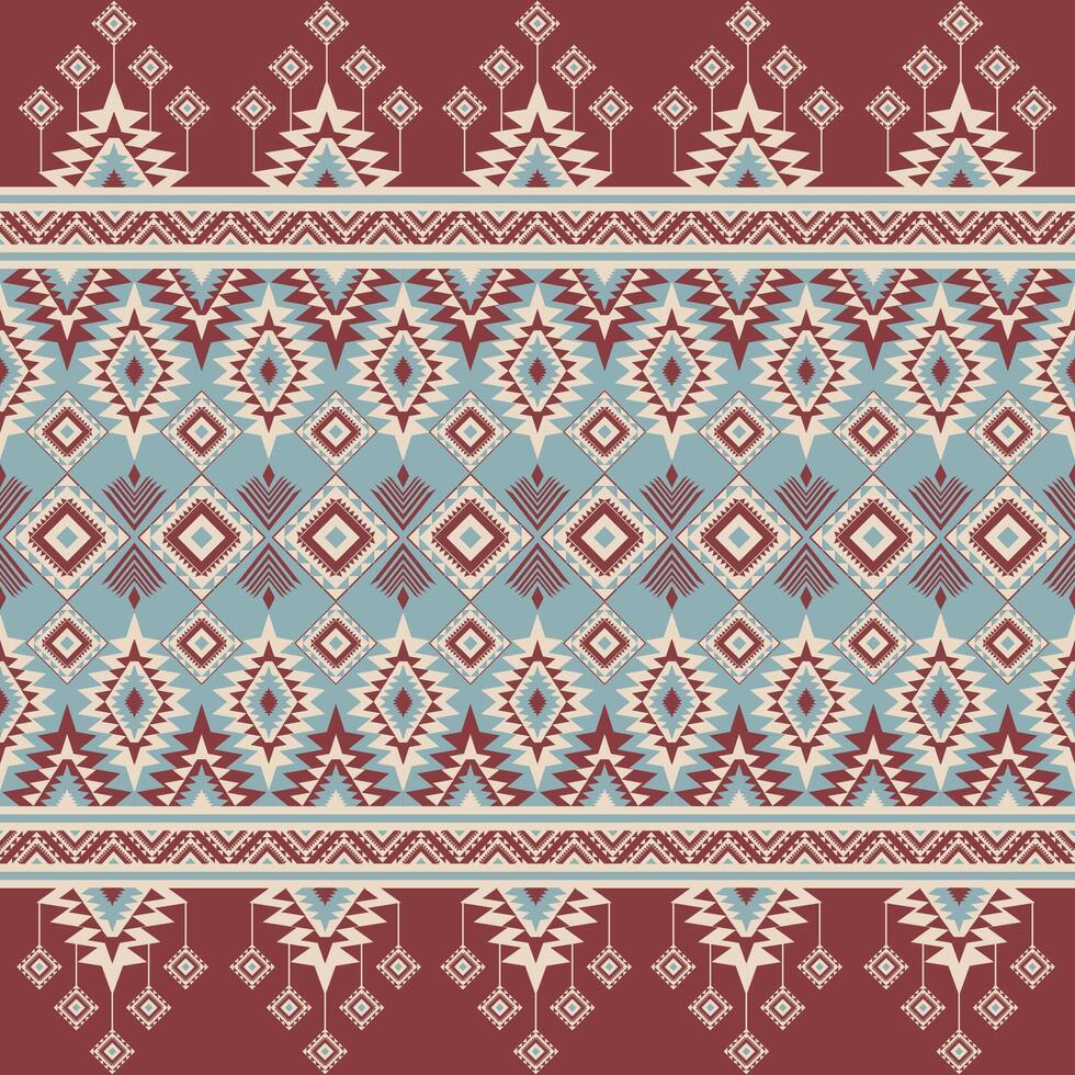 Aztec ethnic pattern vector