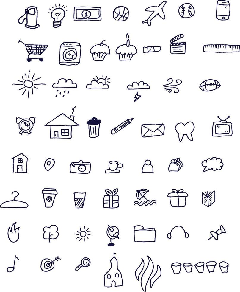 Tropical Getaway Icons vector