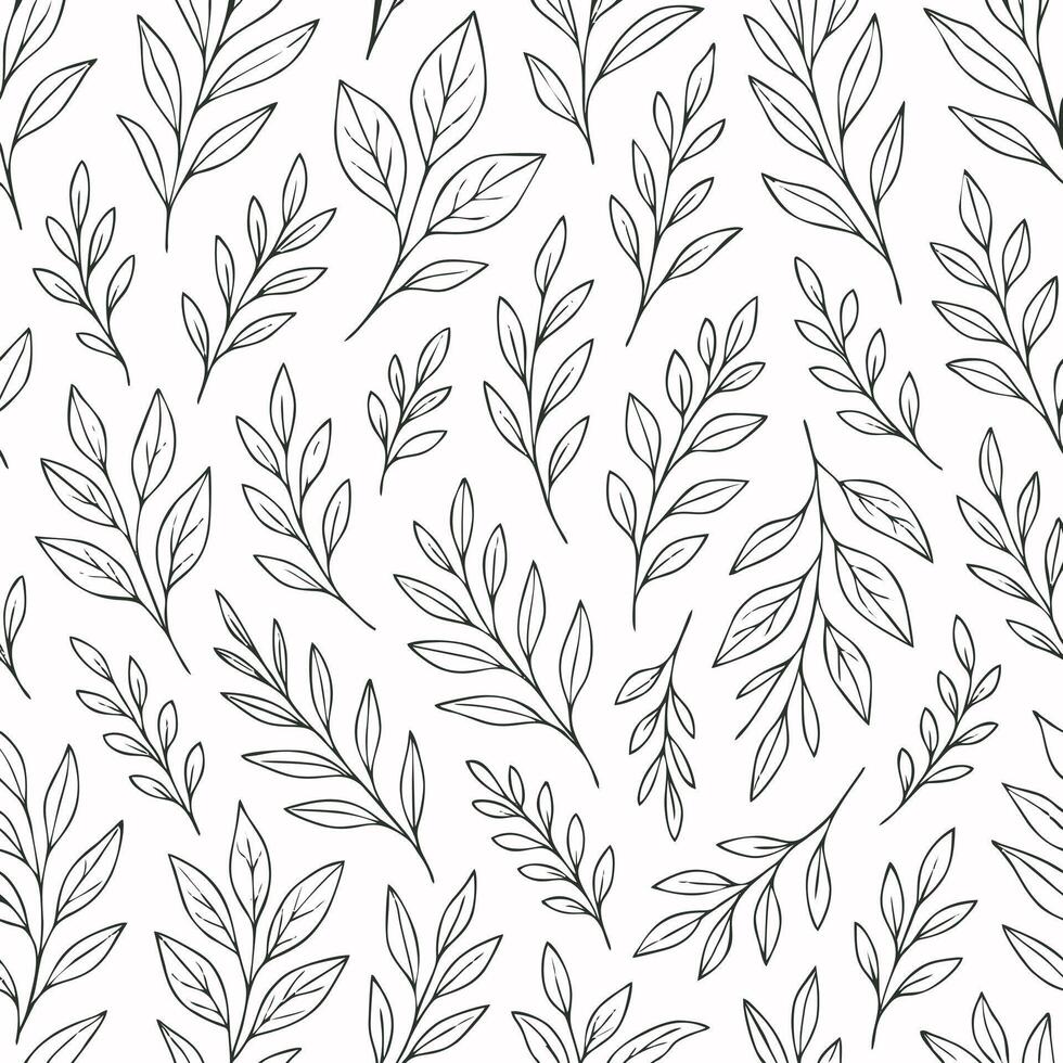 Elegant Rose and Leaf Illustration Pack vector
