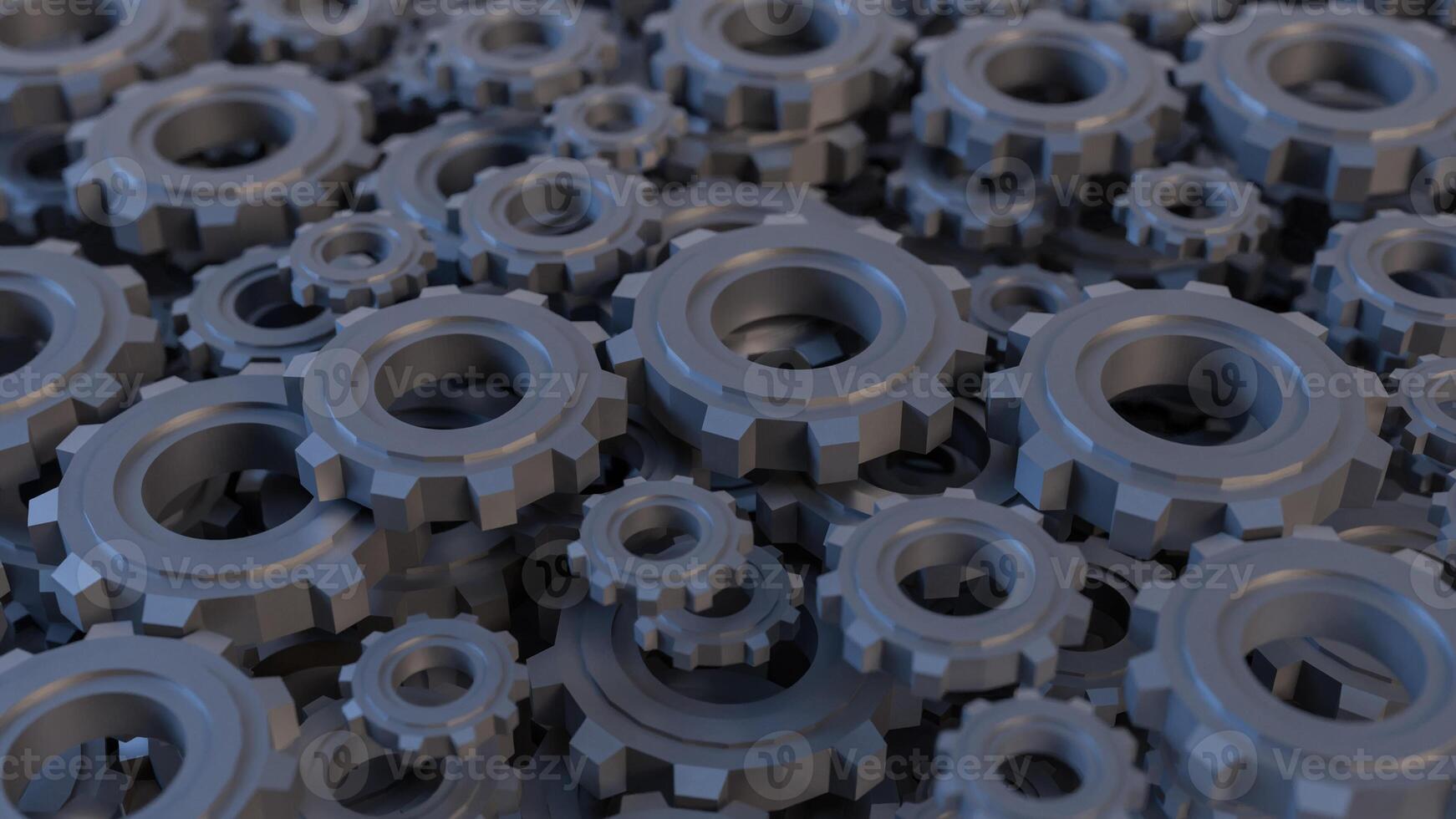 Gear Background for engineer or technology concept 3d rendering. . photo