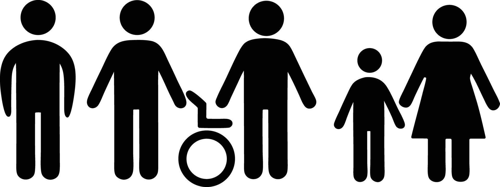 Inclusive Family Representation with Wheelchair User vector