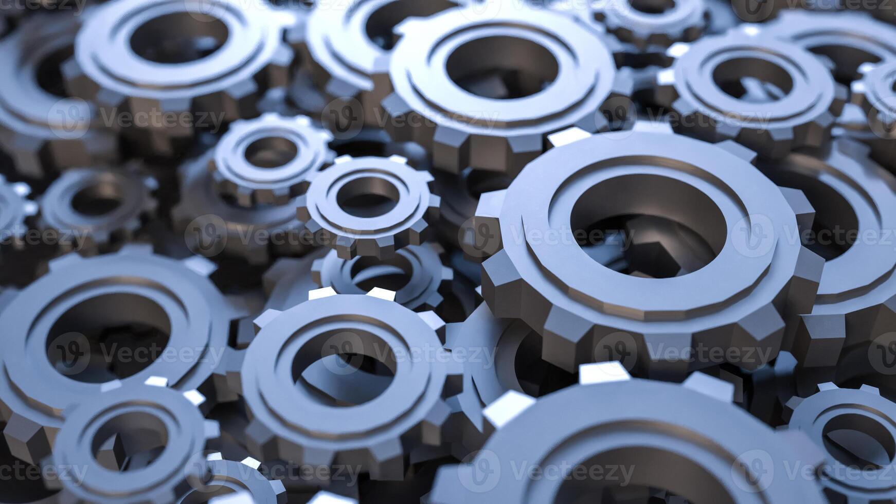 Gear Background for engineer or technology concept 3d rendering . . photo