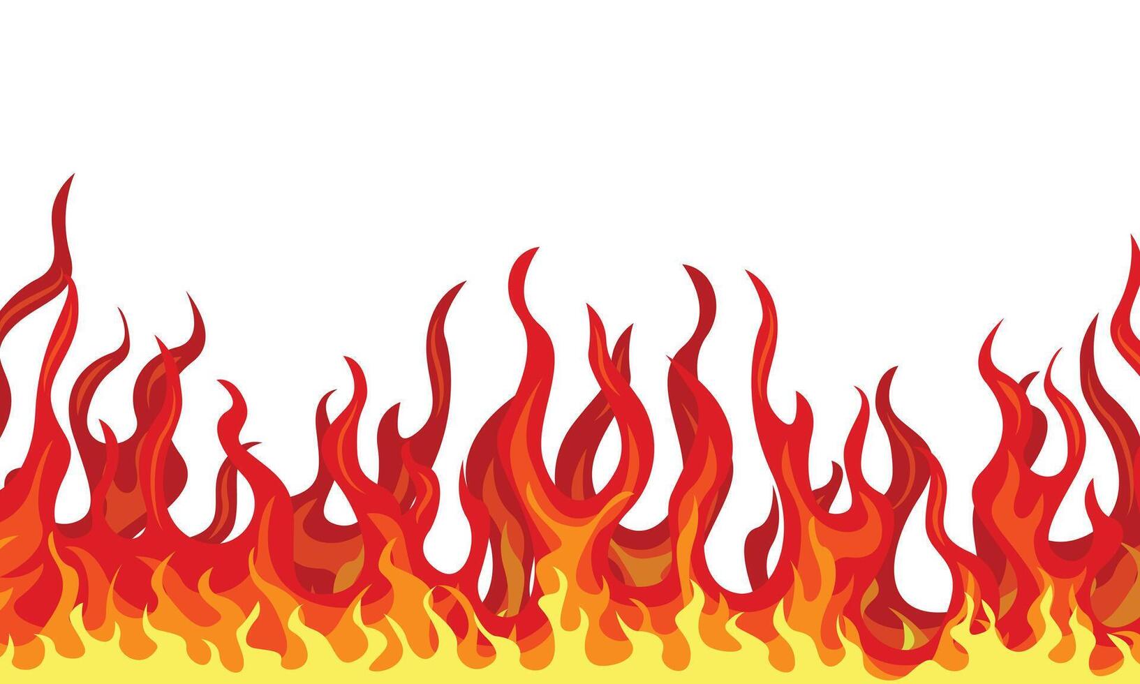Background illustration of blazing fire vector