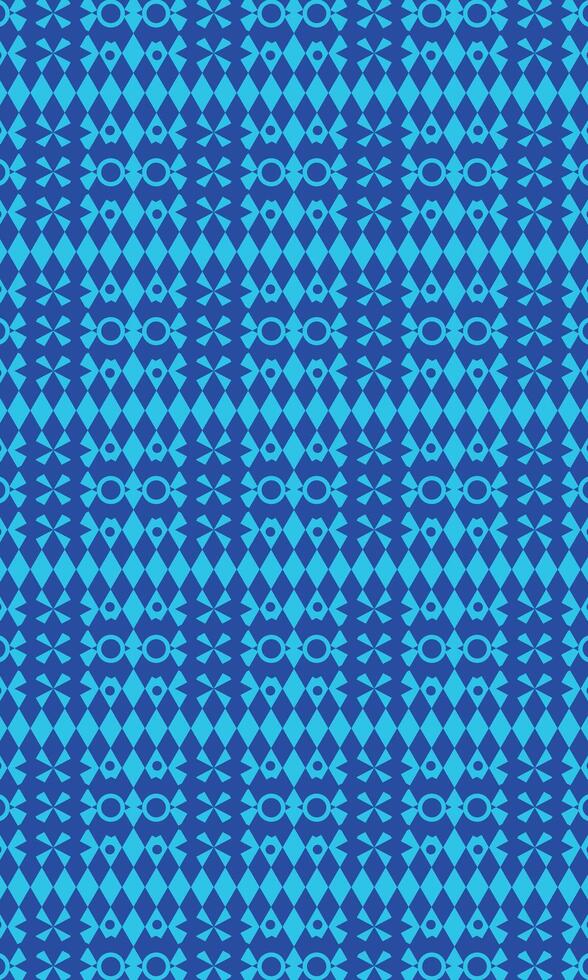 Abstract blue tribal pattern aesthetic background vector