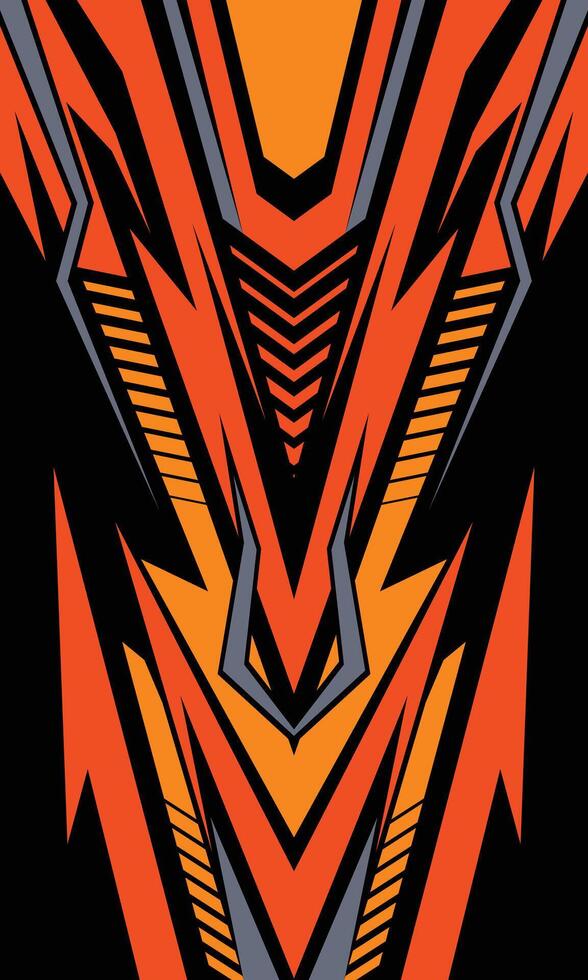 Sublimation gaming jersey geometric background vector