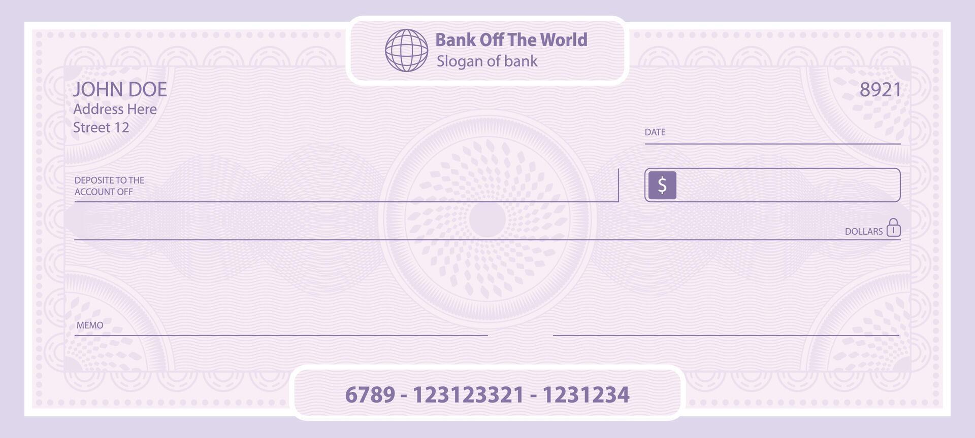 check design template vector