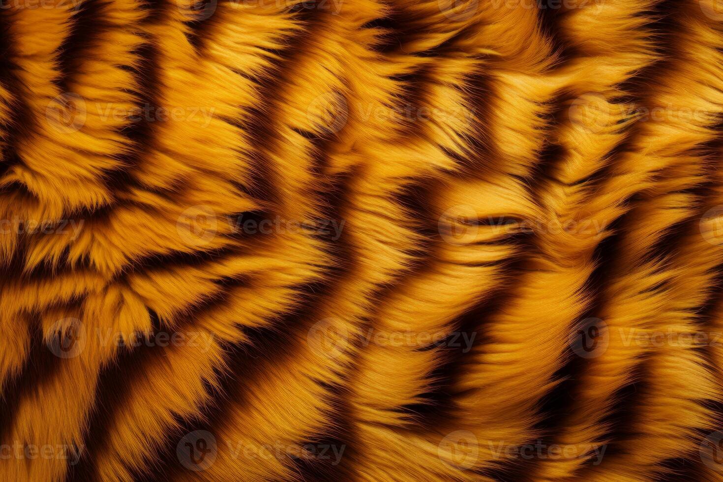 Eye-catching Tiger fur cat banner. Generate Ai photo