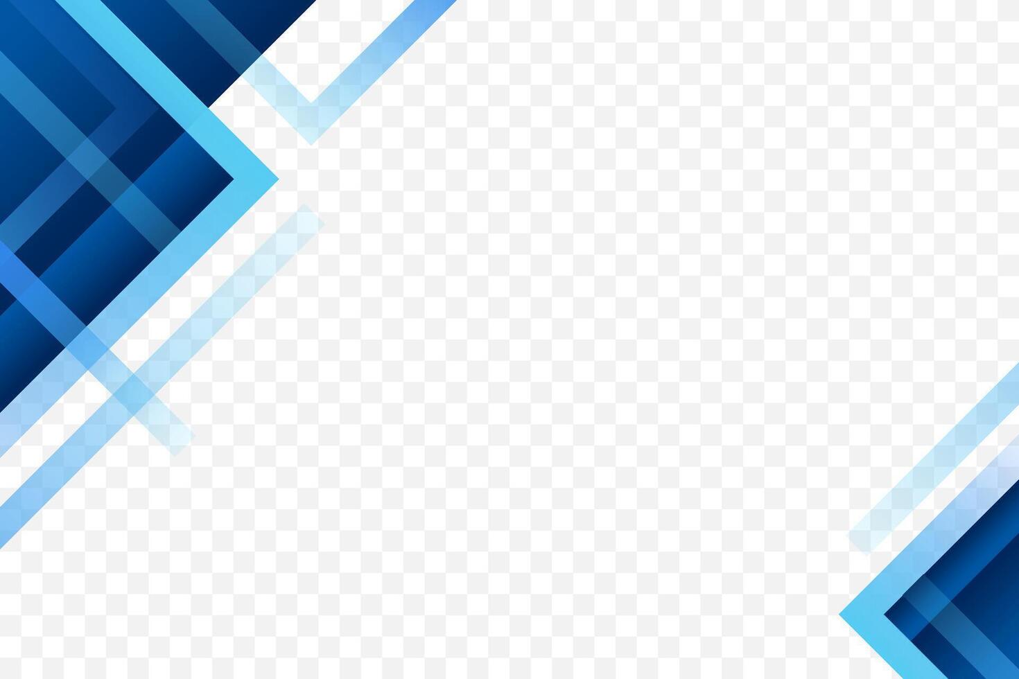Blue geometric modern frame corner background illustration vector
