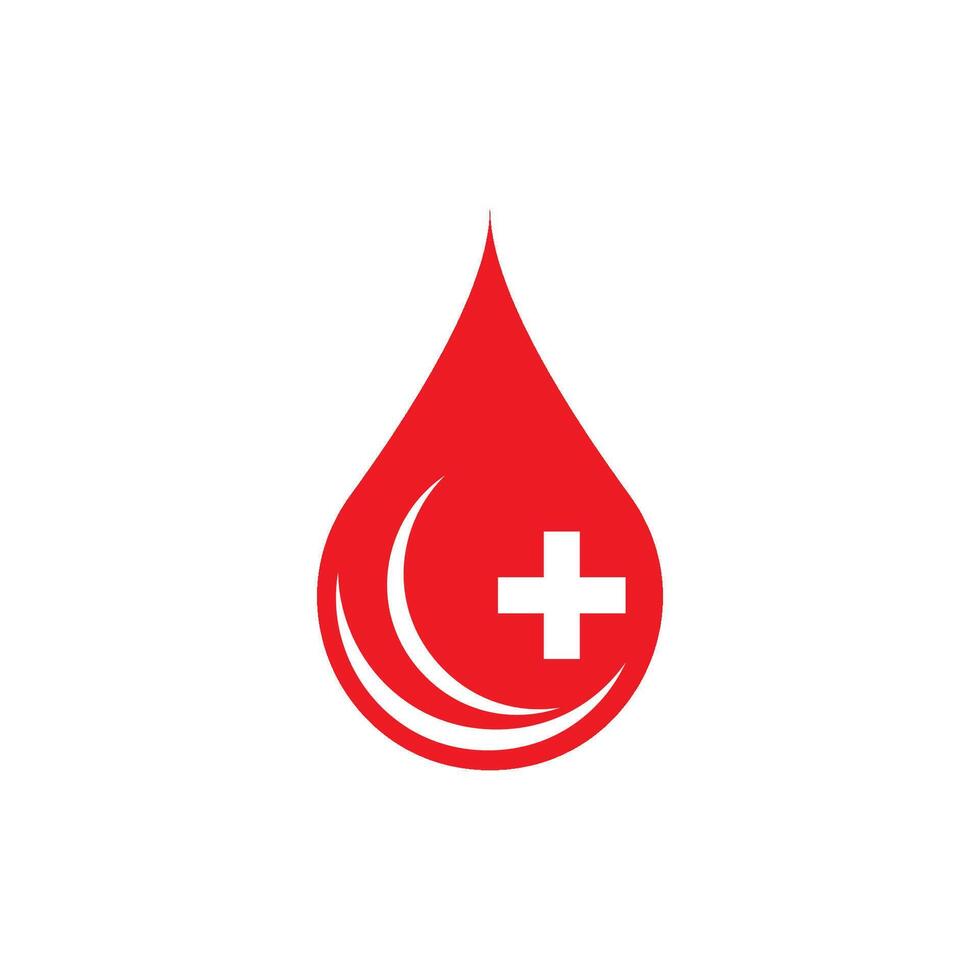 Blood illustration logo vector