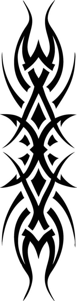 Celtic knot tribal tattoo design is a pattern symbol of Celtic art with tribal ornament elements vector