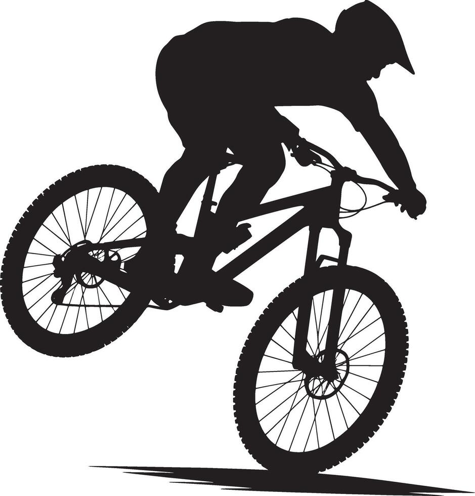 Cycle silhouette isolated on a white background vector