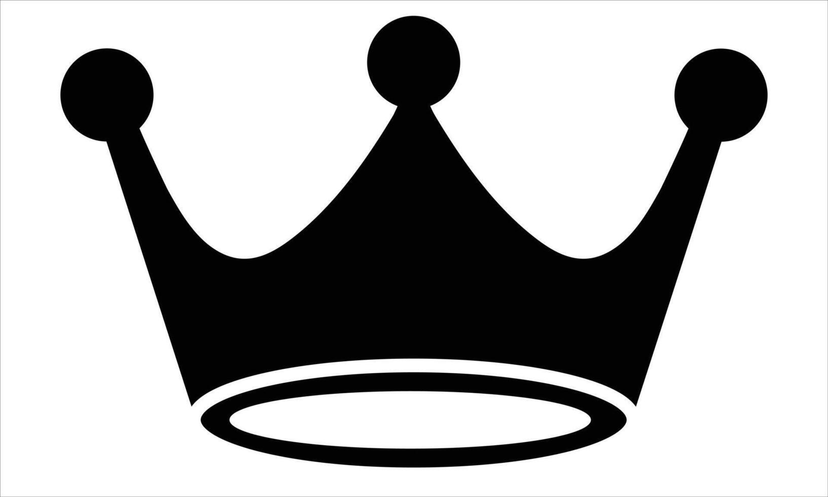 crown Illustration on white background vector