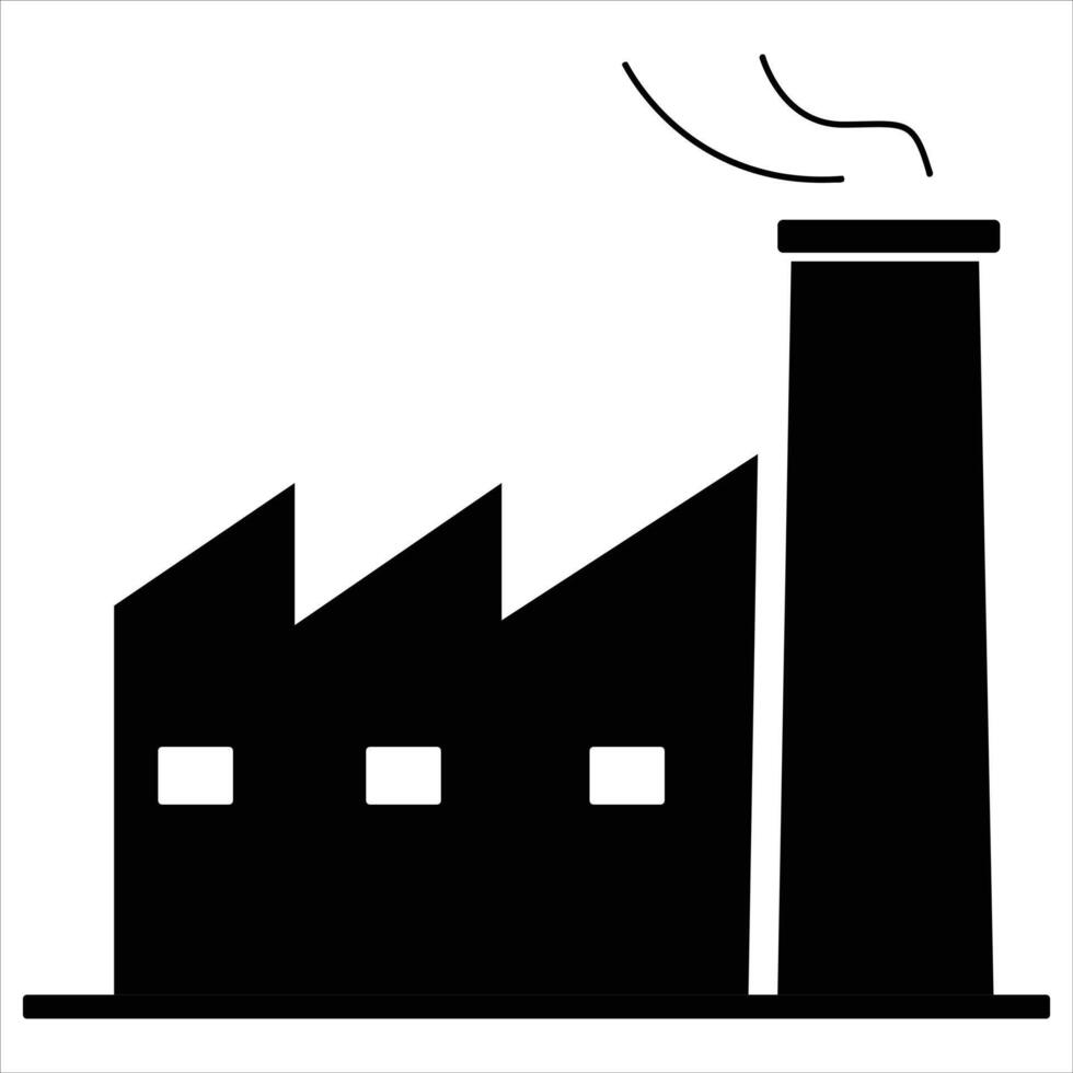Illustration of a factory vector