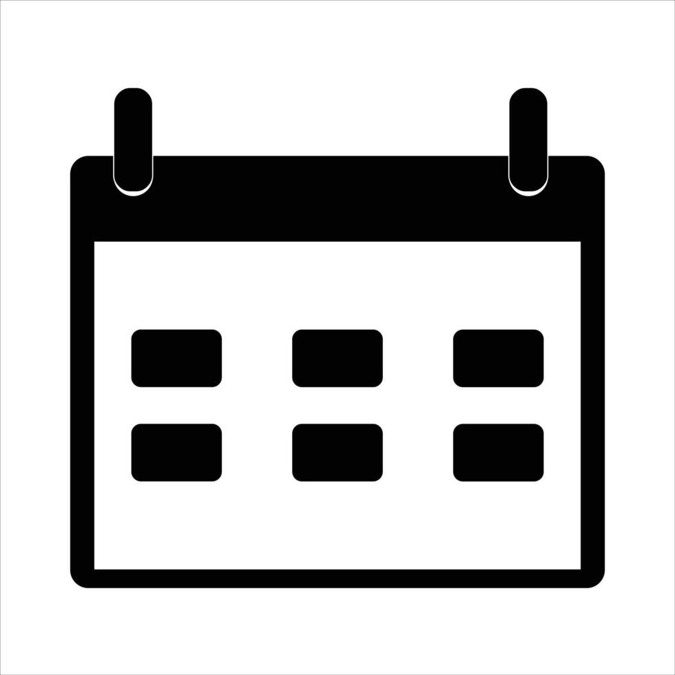 cacalender icon for illustration vector