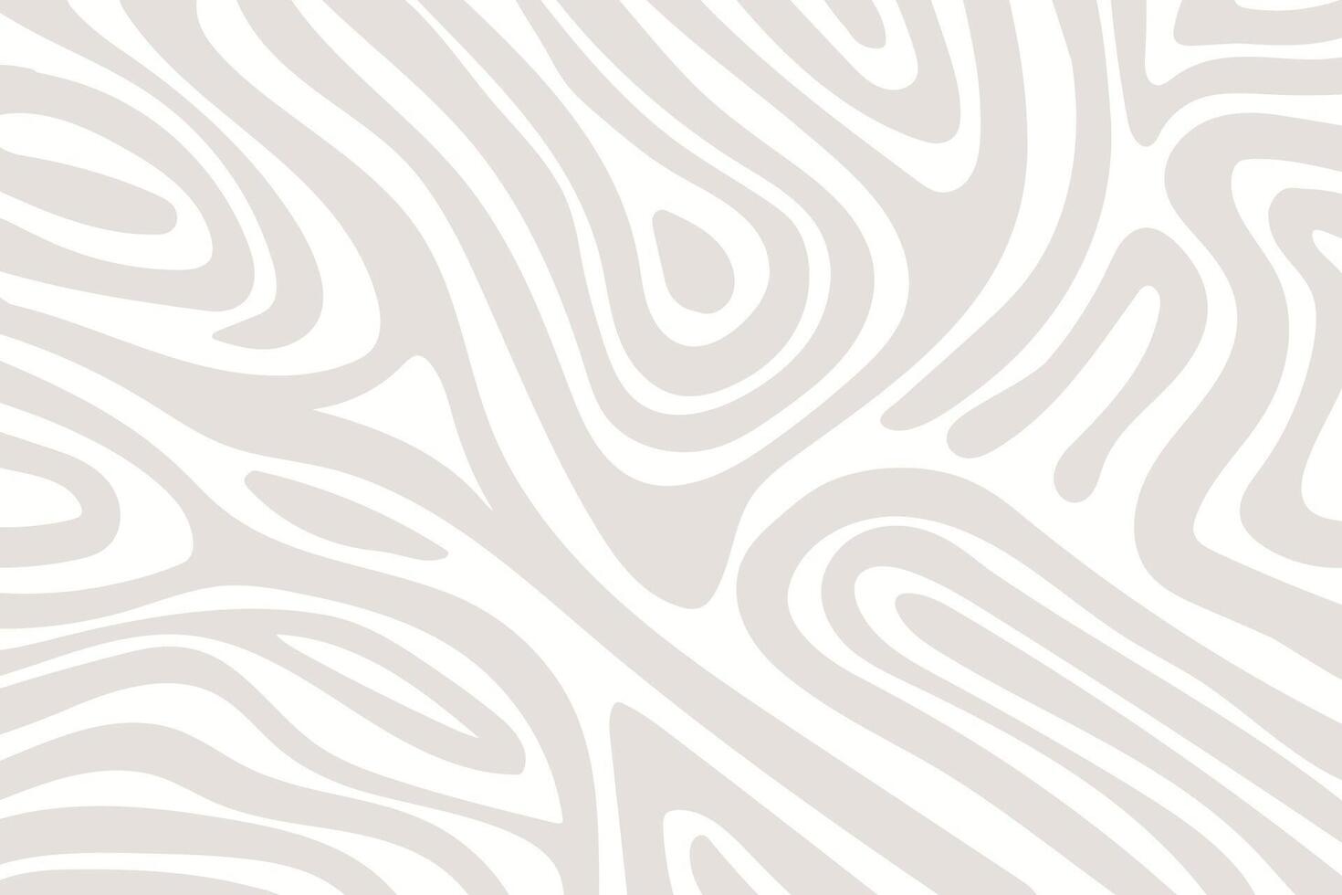 Gray waves in style retro 60s, 70s. Trendy minimal wavy design in pastel colors. illustration. vector
